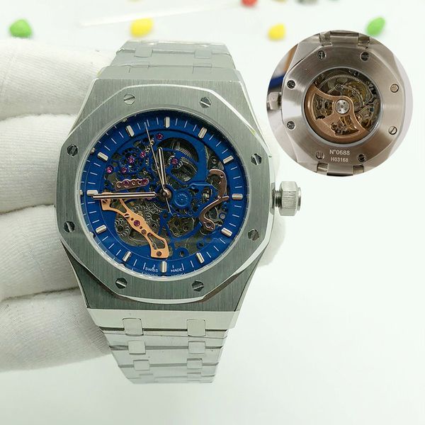 2019 luxury watches 42mm automatic hollow watches classic style full stainless steel strap sapphire luminous 50m waterproof wristwatches, Slivery;brown
2019 luxury watches 42mm automatic hollow watches classic style full stainless steel strap sapphire luminous 50m waterproof wristwatches, Slivery;brown