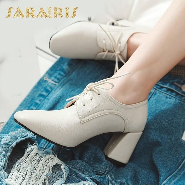 marca sarairis llegadas a la venta tamaño grande 43 tacones altos gruesos zapatos concisos cordones de zapatos de mujer punta cuadrada para, Black
marca sarairis llegadas a la venta tamaño grande 43 tacones altos gruesos zapatos concisos cordones de zapatos de mujer punta cuadrada para, Black