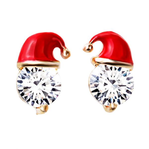 cute christmas hat cubic zirconia inlaid stud earrings xmas party jewelry christmas earrings for women boucles d oreille femme 2, Golden;silver
cute christmas hat cubic zirconia inlaid stud earrings xmas party jewelry christmas earrings for women boucles d oreille femme 2, Golden;silver