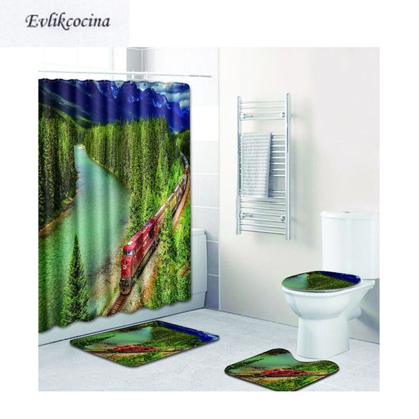 4pcs train running lakeside banyo bathroom carpet wc bath mat set non slip pad tapis salle de bain alfombra bano
4pcs train running lakeside banyo bathroom carpet wc bath mat set non slip pad tapis salle de bain alfombra bano