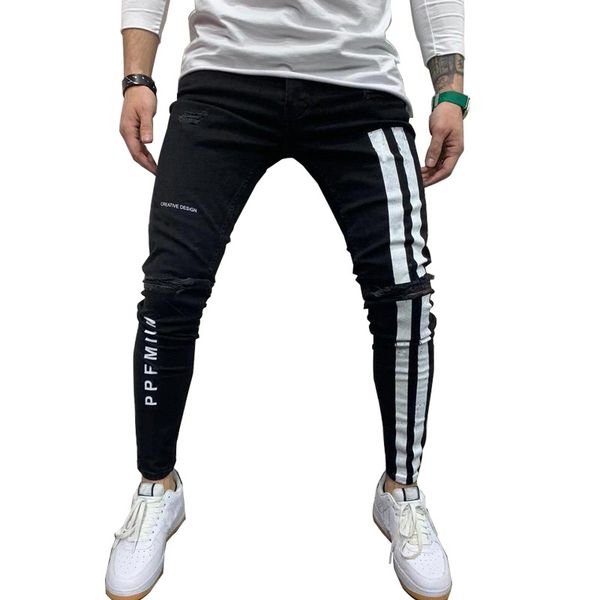 moruancle mens привет street рваные джинсы printed эластичный брюки джинсовые брюки с дырками моды streetwear джинсы проблемными, Blue
moruancle mens привет street рваные джинсы printed эластичный брюки джинсовые брюки с дырками моды streetwear джинсы проблемными, Blue