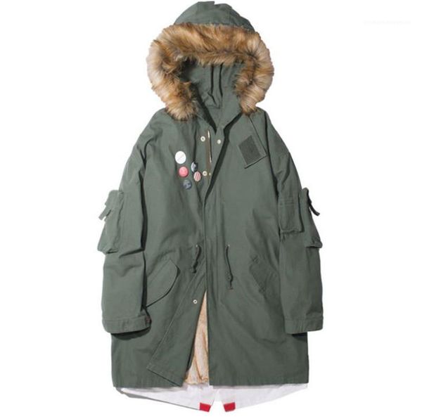 coat fashion loose thickened warm coat teenagers designer contrast color hooded long coat winter mens designer, Black;brown
coat fashion loose thickened warm coat teenagers designer contrast color hooded long coat winter mens designer, Black;brown