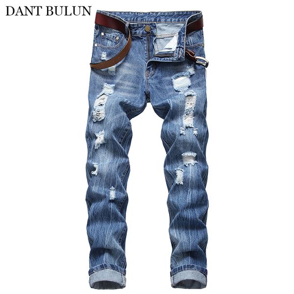 men jeans ripped for men slim casual trousers hip hop pencil pants punk denim jean streetwear ropa de dombre 2020, Blue
men jeans ripped for men slim casual trousers hip hop pencil pants punk denim jean streetwear ropa de dombre 2020, Blue