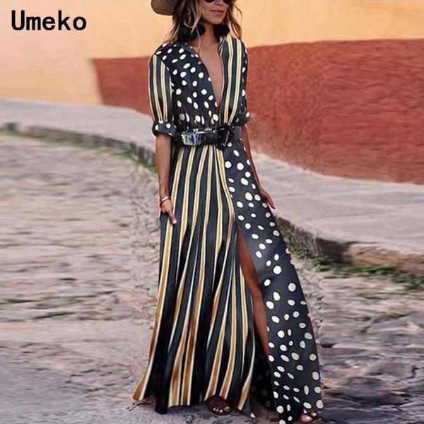 womens shirt dress elegant dot strpied summer loose half sleeve party vintage casual ladies long dress fashion 2019 spring, Black;gray
womens shirt dress elegant dot strpied summer loose half sleeve party vintage casual ladies long dress fashion 2019 spring, Black;gray