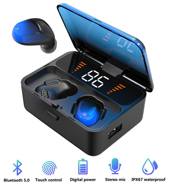 wireless headphones bluetooth 5.0 earphones true stereo earbuds ipx67 sports headset with hd mic for xiaomi samsung iphone
wireless headphones bluetooth 5.0 earphones true stereo earbuds ipx67 sports headset with hd mic for xiaomi samsung iphone