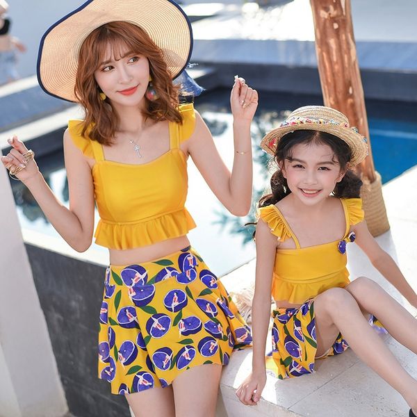cclhg 2019 parent-child split skirt flounces floral bow shoulder strap adjustable female and nv yong yi nv yong yi women's swimsuit fem, White;black
cclhg 2019 parent-child split skirt flounces floral bow shoulder strap adjustable female and nv yong yi nv yong yi women's swimsuit fem, White;black