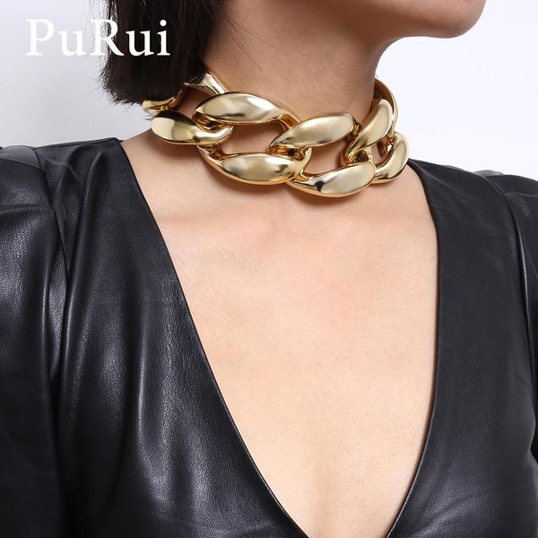 purui statement big chain choker collar necklace chunky large pendant necklace for women gold color fashion hip hop jewelry, Silver
purui statement big chain choker collar necklace chunky large pendant necklace for women gold color fashion hip hop jewelry, Silver