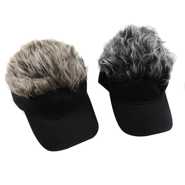 fake hair visor hat golf cap adjustable party custome hat for women men hsj88, Blue;gray
fake hair visor hat golf cap adjustable party custome hat for women men hsj88, Blue;gray