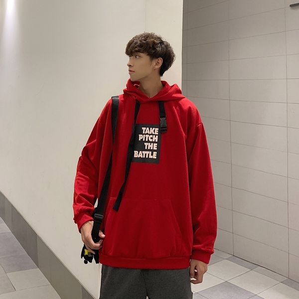 2019 autumn and winter men's new casual hit color letter printing hooded loose temperament trend cotton hoodies harajuku, Black
2019 autumn and winter men's new casual hit color letter printing hooded loose temperament trend cotton hoodies harajuku, Black