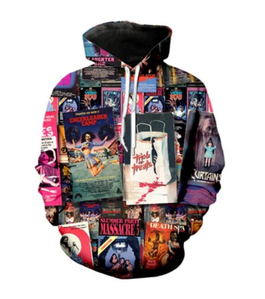 new fashion cool sweatshirt hoodies 3d print mens womens casual 80s horror vhs style streetwear clothes xlm045, Black
new fashion cool sweatshirt hoodies 3d print mens womens casual 80s horror vhs style streetwear clothes xlm045, Black