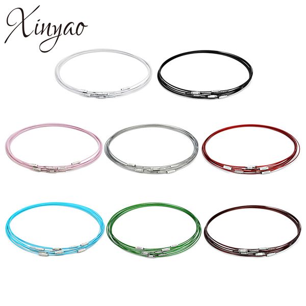 xinyao 8 colors 10pcs/lot memory wire choker necklace for women 2018 fashion jewelry short necklaces diy findings collares f1769, Golden;silver
xinyao 8 colors 10pcs/lot memory wire choker necklace for women 2018 fashion jewelry short necklaces diy findings collares f1769, Golden;silver