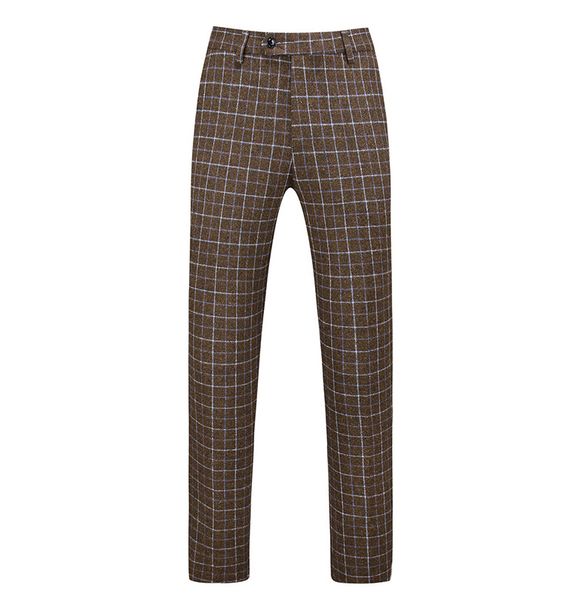 brown grid and gray lines men dress pants classic business casual straight trousers loose suit pants men pantalon, White;black
brown grid and gray lines men dress pants classic business casual straight trousers loose suit pants men pantalon, White;black