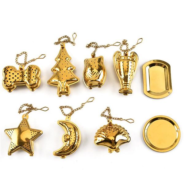 teaware stainless steel tea filter shell star shaped tea strainer gold color tea infuser kitchen filter tool xd23178
teaware stainless steel tea filter shell star shaped tea strainer gold color tea infuser kitchen filter tool xd23178