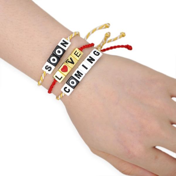 go2boho letter bracelets for women summer bracelet braided couple pulseras handwoven rope adjustable jewelry gift, Black
go2boho letter bracelets for women summer bracelet braided couple pulseras handwoven rope adjustable jewelry gift, Black