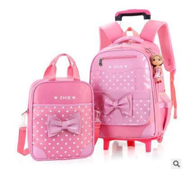 school trolley backpack bag for girls school bag with wheels for girls kid's rolling luggage bags wheeled backpacks for girls y190530
school trolley backpack bag for girls school bag with wheels for girls kid's rolling luggage bags wheeled backpacks for girls y190530