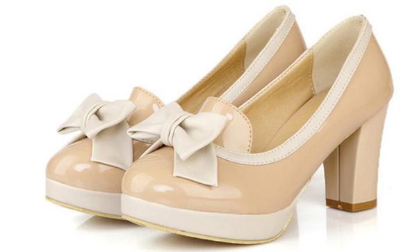 send 2018 autumn and spring new style bowknot coarse heel women high-heeled shoes, Black
send 2018 autumn and spring new style bowknot coarse heel women high-heeled shoes, Black