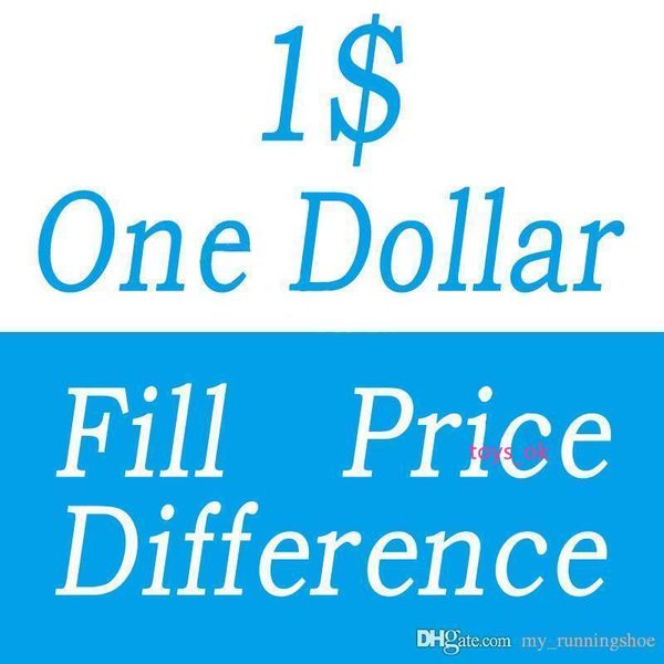 one dollar fill price difference payment for dhl ems box different extra cost diferent shipping ffee etc
one dollar fill price difference payment for dhl ems box different extra cost diferent shipping ffee etc