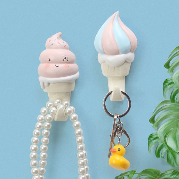creative ice cream shape wall hooks home decoration storage resin resin storage rack bedroom door after coat hat hanger hook
creative ice cream shape wall hooks home decoration storage resin resin storage rack bedroom door after coat hat hanger hook