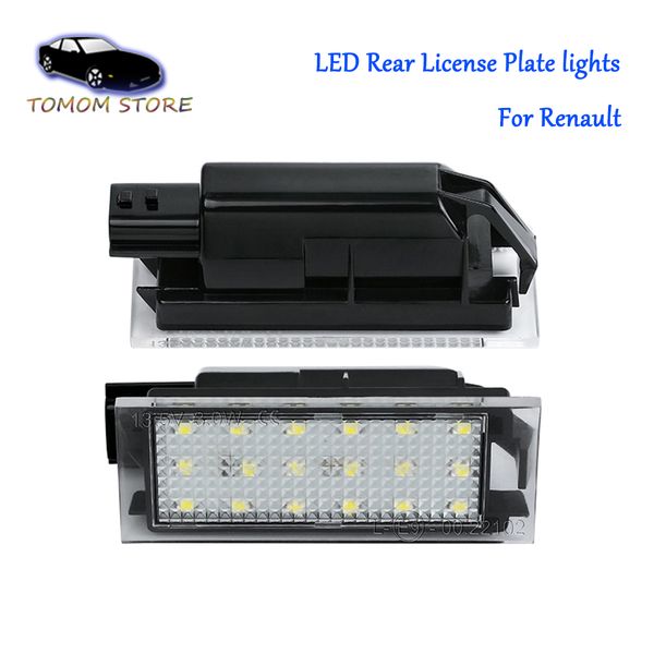 for clio espace laguan master megane trafic twingo twizy wind e4m led rear number plate lights white car accessory
for clio espace laguan master megane trafic twingo twizy wind e4m led rear number plate lights white car accessory