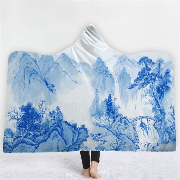 landscape painting hooded blanket blue geometric thick wearable blanket winter sofa bed throw for kids cobija cobertor
landscape painting hooded blanket blue geometric thick wearable blanket winter sofa bed throw for kids cobija cobertor