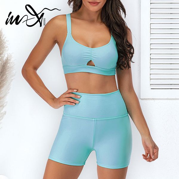 blue women 2pcs yoga set female sleeveless tank bra fitness shorts running gym sports clothes suit high waist leggings, White;red
blue women 2pcs yoga set female sleeveless tank bra fitness shorts running gym sports clothes suit high waist leggings, White;red