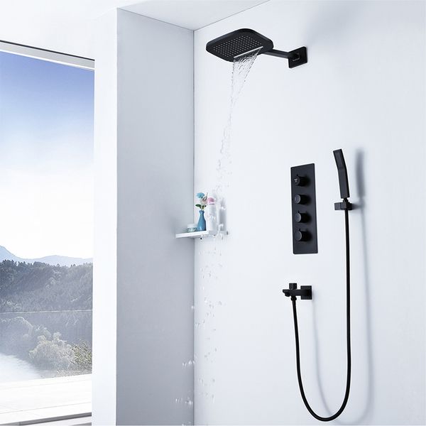 home improvement bathroom faucet black set thermostatic mixing valve shower tap brass waterfall shower system concealed mixer
home improvement bathroom faucet black set thermostatic mixing valve shower tap brass waterfall shower system concealed mixer