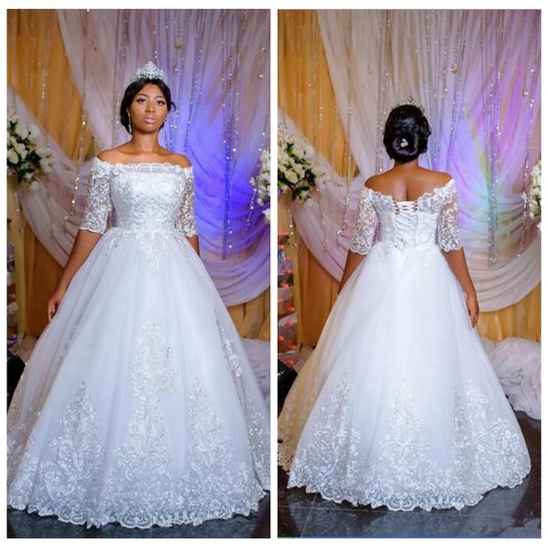 white lace applique plus size short sleeve wedding dresses 2019 princess ball gown wedding dress bridal gown bling sleeves
white lace applique plus size short sleeve wedding dresses 2019 princess ball gown wedding dress bridal gown bling sleeves