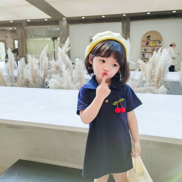 1-7y toddler kids baby girl summer dress cherry appliques short sleeve long style t shirt dress casual sport dress clothes t200229, Red;yellow 
1-7y toddler kids baby girl summer dress cherry appliques short sleeve long style t shirt dress casual sport dress clothes t200229, Red;yellow