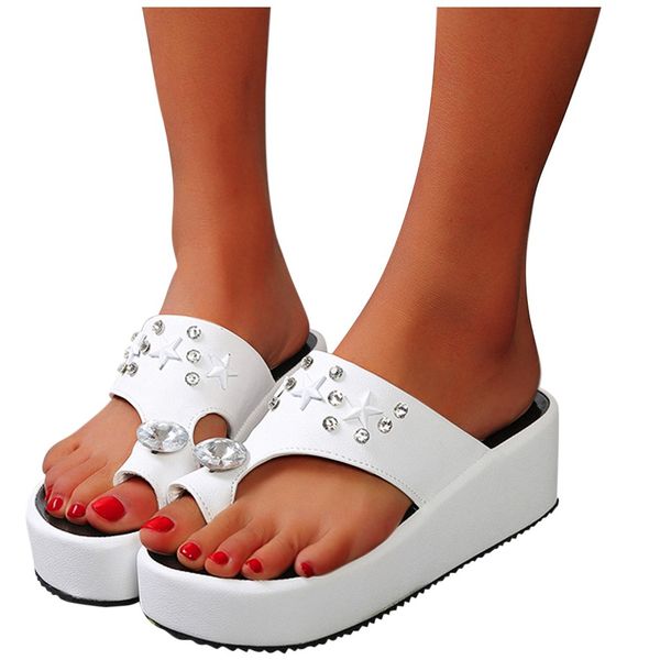 ladies platform slippers women summer beach slides women fashion round toe platform high heels star crystal flat sandals, Black
ladies platform slippers women summer beach slides women fashion round toe platform high heels star crystal flat sandals, Black