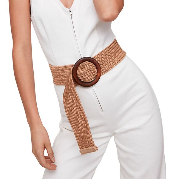 round wooden buckle dress belt for women casual female braided wide strap female woven girls elastic pp straw belts d26, Black;brown
round wooden buckle dress belt for women casual female braided wide strap female woven girls elastic pp straw belts d26, Black;brown