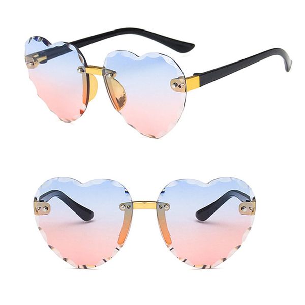 rimless kids sunglasses cute love heart shape sun glasses fashion glasses boys girls uv400 protection eyewear, White;black
rimless kids sunglasses cute love heart shape sun glasses fashion glasses boys girls uv400 protection eyewear, White;black