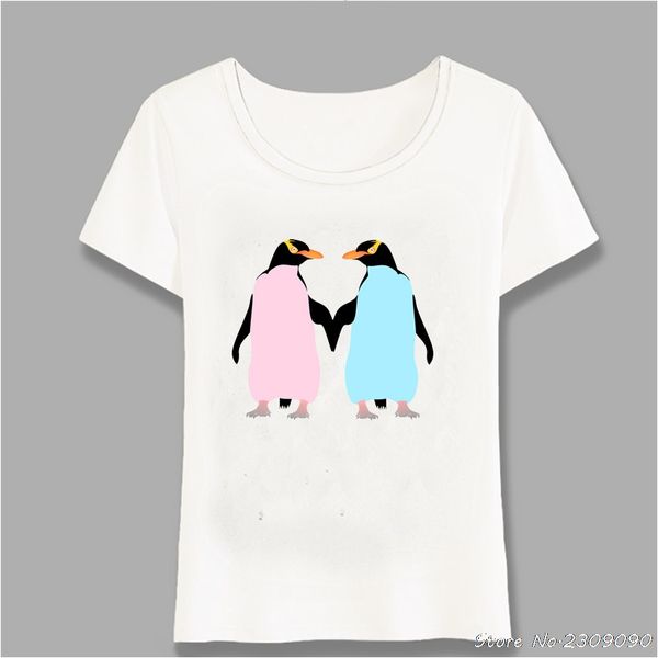 new romantic pastel penguins t-shirt women t-shirt casual ladies novelty cute girl tees summer short sleeve harajuku, White
new romantic pastel penguins t-shirt women t-shirt casual ladies novelty cute girl tees summer short sleeve harajuku, White