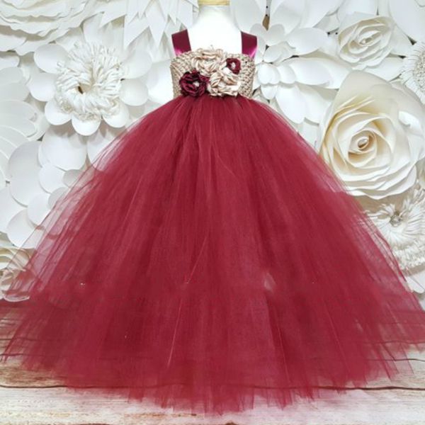 girls burgundy vintage flower tutu dress kids crochet tulle dress long ball gown children birthday party banquet costume dresses, Red;yellow
girls burgundy vintage flower tutu dress kids crochet tulle dress long ball gown children birthday party banquet costume dresses, Red;yellow
