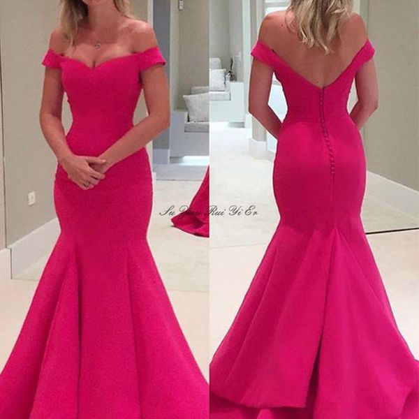 fuchsia mermaid prom dresses 2020 tiered long formal dress party off the shoulder v back prom gown with buttons vestidos de gala, White;black
fuchsia mermaid prom dresses 2020 tiered long formal dress party off the shoulder v back prom gown with buttons vestidos de gala, White;black