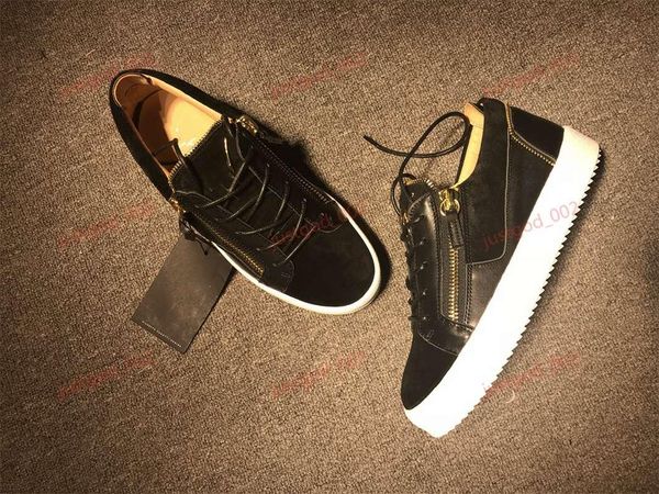 fashion lussuoso styles black color with sheet metal casual shoes marque new zipper lace up flat shoes men women low sneakers
fashion lussuoso styles black color with sheet metal casual shoes marque new zipper lace up flat shoes men women low sneakers