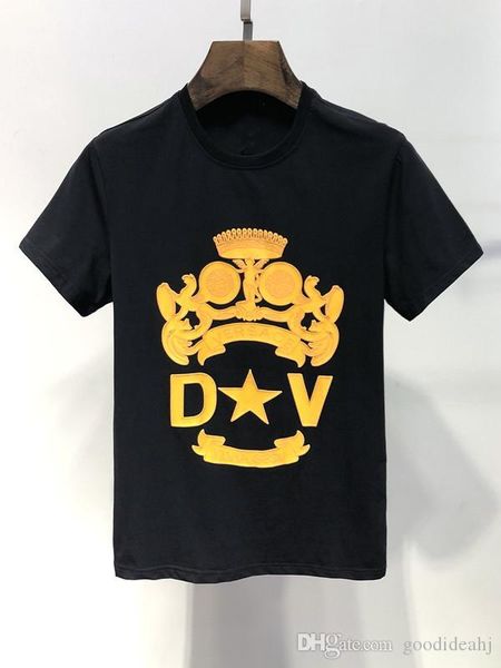 2019 luxury men's and women's short sleeve t-shirt diamond print 100% cotton men's cool t-shirt summer fashion street top, White;black
2019 luxury men's and women's short sleeve t-shirt diamond print 100% cotton men's cool t-shirt summer fashion street top, White;black