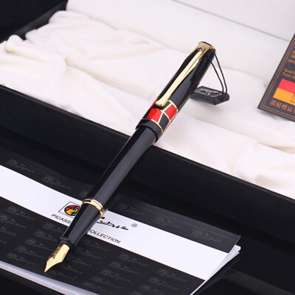 black real picasso 923 fountain pen business gift pen school and office writing supplies send teacher student
black real picasso 923 fountain pen business gift pen school and office writing supplies send teacher student