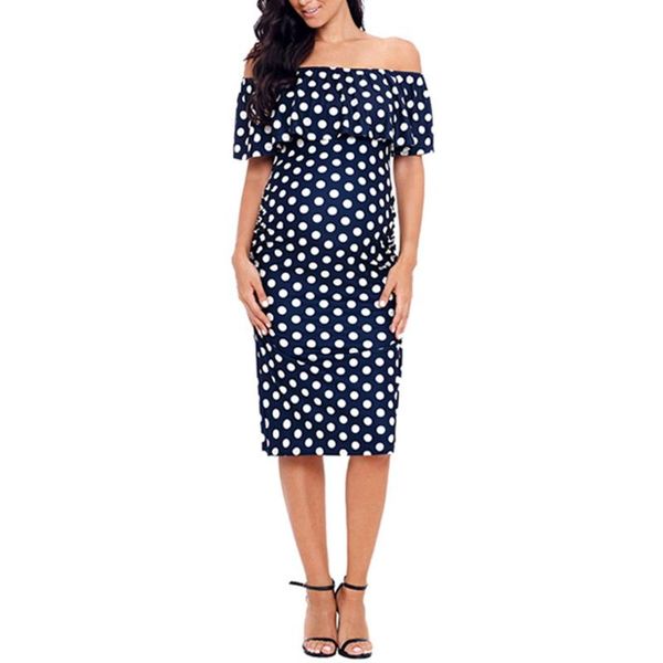 maternity dress 2020 summer new ruffle off shoulder dot print fashion pregnancy dresses vestido mujer casual pregnancy clothes, White
maternity dress 2020 summer new ruffle off shoulder dot print fashion pregnancy dresses vestido mujer casual pregnancy clothes, White