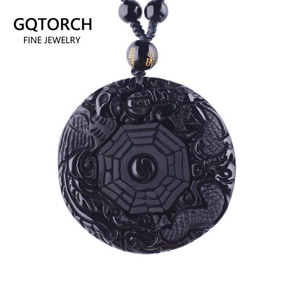 amulets and talismans natural black obsidian necklaces & pendants carved chinese yin yang bagua zhen dragon phoenix, Silver
amulets and talismans natural black obsidian necklaces & pendants carved chinese yin yang bagua zhen dragon phoenix, Silver