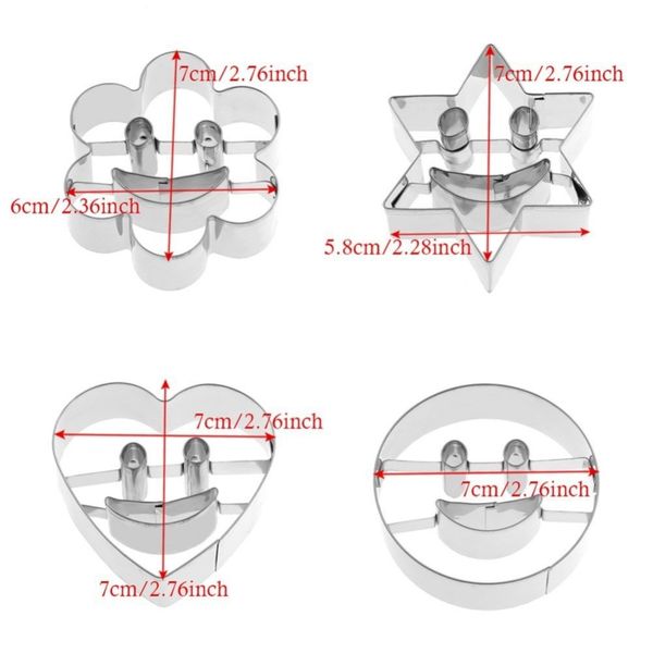 smile face christmas kitchen baking tools stainless steel cookie mold 3d cake mold creative biscuits cutting
smile face christmas kitchen baking tools stainless steel cookie mold 3d cake mold creative biscuits cutting