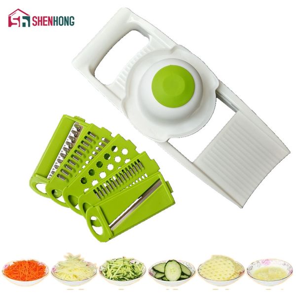 shenhong мандолина slicer овощи cutter с 5 из нержавеющей стали лезвия морковь терка лук dicer slicer кухонные аксессуары фруктовый вегета
shenhong мандолина slicer овощи cutter с 5 из нержавеющей стали лезвия морковь терка лук dicer slicer кухонные аксессуары фруктовый вегета