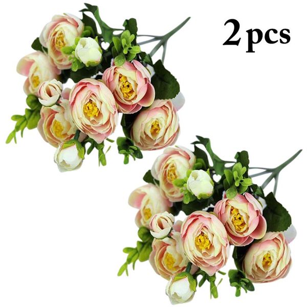 2pcs 30cm rose pink silk bouquet peony artificial flowers 9 big heads bride wedding home decoration fake flowers
2pcs 30cm rose pink silk bouquet peony artificial flowers 9 big heads bride wedding home decoration fake flowers