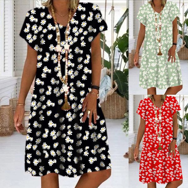 summer dress 2020 fashion women casual beach loose short sleeves o-neck daisy print plus size dress 5xl women midi dress, Black;gray
summer dress 2020 fashion women casual beach loose short sleeves o-neck daisy print plus size dress 5xl women midi dress, Black;gray