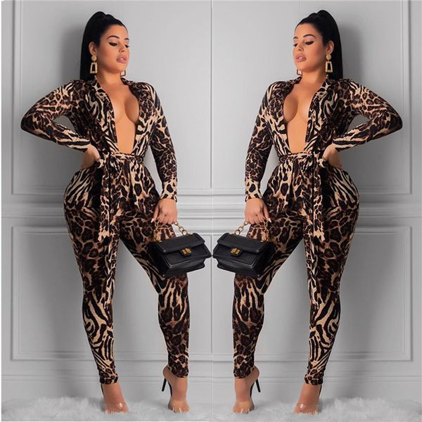 autumn leopard printed women's set long sleeve v-neck + pencil pants suits two piece sets club tracksuit lady outfits, White
autumn leopard printed women's set long sleeve v-neck + pencil pants suits two piece sets club tracksuit lady outfits, White