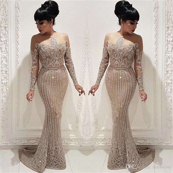 2020 blingbling beading crystal prom evening dresses illusion long sleeves mermaid women arabic party gowns
2020 blingbling beading crystal prom evening dresses illusion long sleeves mermaid women arabic party gowns