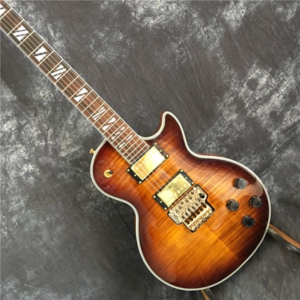 customized lp guitar electric guitar, optional colors, good tiger pattern, with vibrato. ems ing
customized lp guitar electric guitar, optional colors, good tiger pattern, with vibrato. ems ing