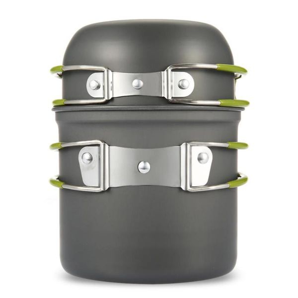 camp kitchen 2pcs outdoor cookware camping pans and pots cook set hiking backpacking picnic cooking tool
camp kitchen 2pcs outdoor cookware camping pans and pots cook set hiking backpacking picnic cooking tool