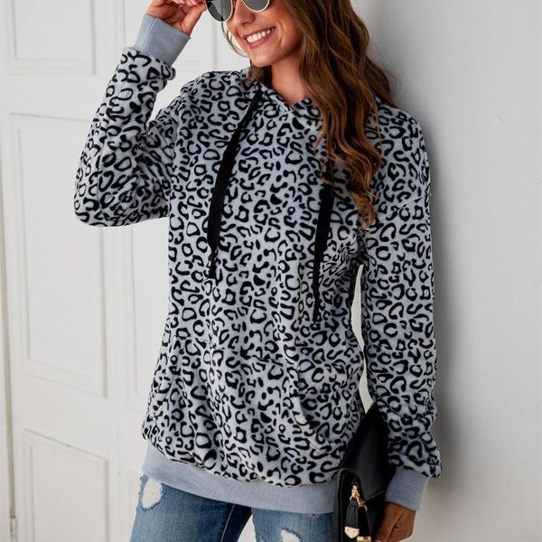 women's hoodies & sweatshirts winter vintage long sleeve plush leopard women loose pockets print hooded, Black
women's hoodies & sweatshirts winter vintage long sleeve plush leopard women loose pockets print hooded, Black