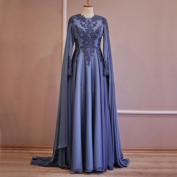 2020 elegant woman plus size long muslim arabic evening gowns prom dresses formal party chiffon long sleeves blue dress, Black
2020 elegant woman plus size long muslim arabic evening gowns prom dresses formal party chiffon long sleeves blue dress, Black