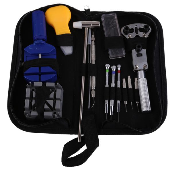13pcs watch repair tool kit case opener link remover spring bar remover tweezer tool carrying case
13pcs watch repair tool kit case opener link remover spring bar remover tweezer tool carrying case